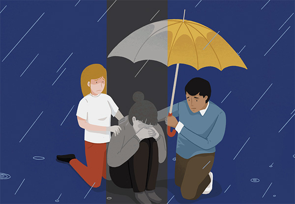 با افراد افسرده چگونه رفتار کنیم؟