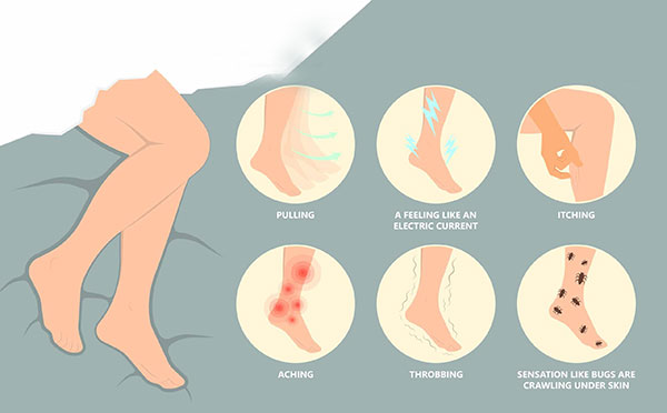 علائم سندرم پای بی قرار