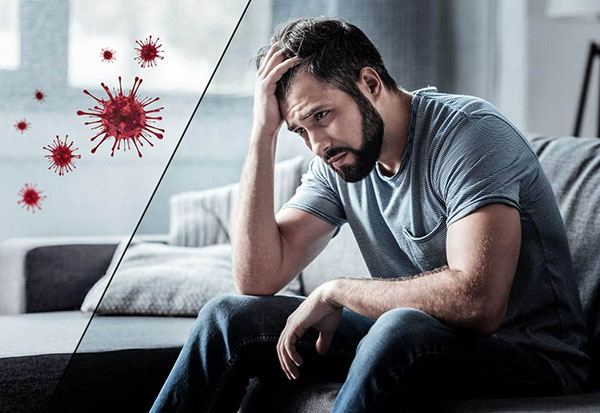ابتلا به افسردگی بعد از بهبود از کرونا